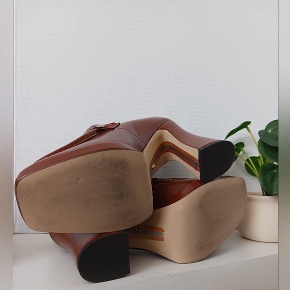 Sam Edelman - Mocha High Heels Loafers - Picture 4 of 11